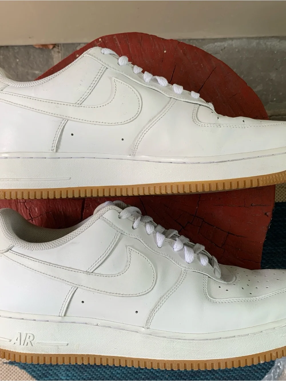 Nike Air Force 1  Men’s Sneakers White Lace-Up Athletic Men’s Size 11.5